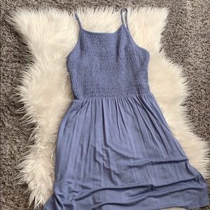 Blue shift dress